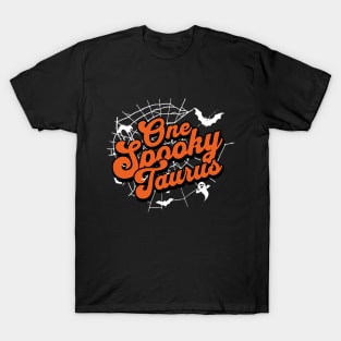 One Spooky Taurus Halloween Zodiac Sign T-Shirt